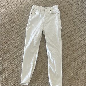 Agolde Crisp White Denim Jeans